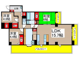 アドバンス新検見川の物件間取画像